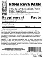 KKF Instant Kava Mix BanVan in 4oz packaging