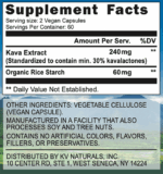 120 capsules containing 30 kavalactones