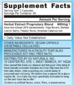 Awa Calm 120 capsules for relaxation