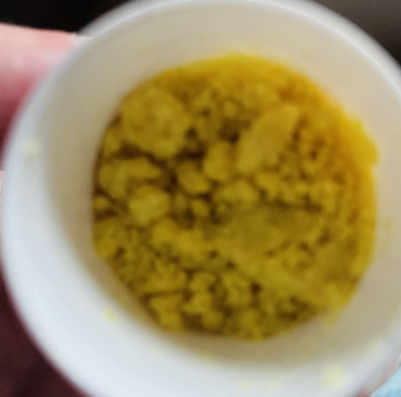 Kava preparation scene with various products