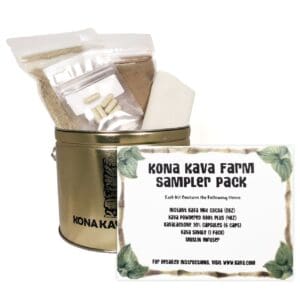 Assorted KKF kava sampler pack with various flavors