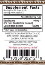 Cacao bean tincture blended with kava