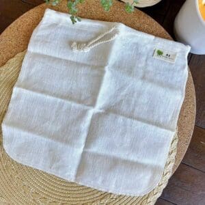 Organic cotton kava strainer accessory