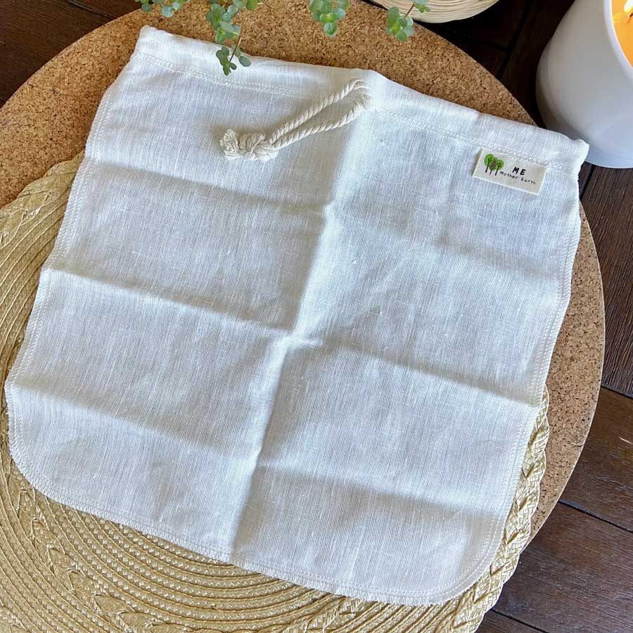 Organic cotton kava strainer accessory