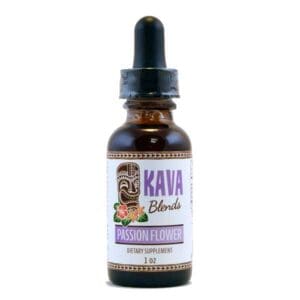 Kava blend with passion flower ingredients